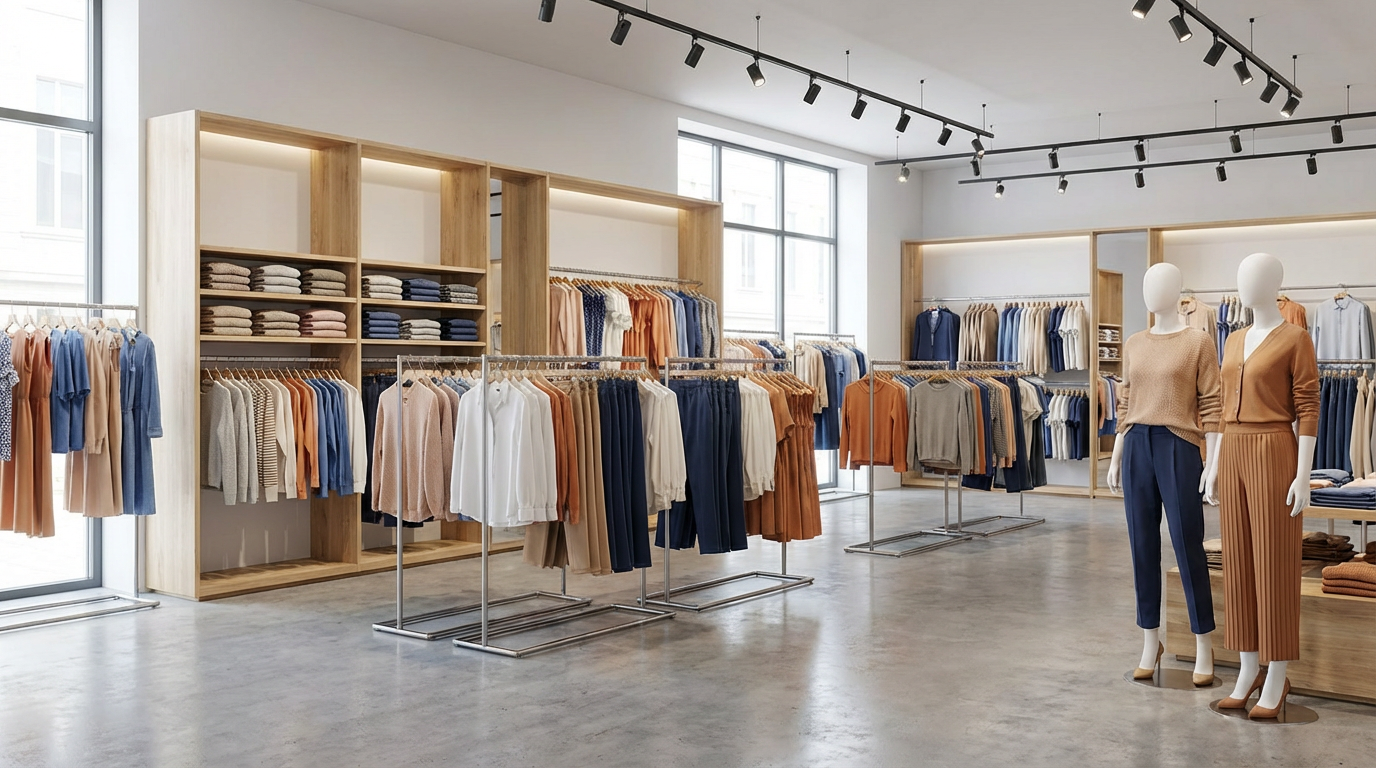 Prendas de vestir importadas para distribución